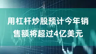 用杠杆炒股预计今年销售额将超过4亿美元