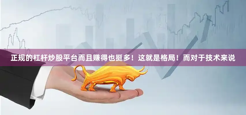 正规的杠杆炒股平台而且赚得也挺多！这就是格局！而对于技术来说